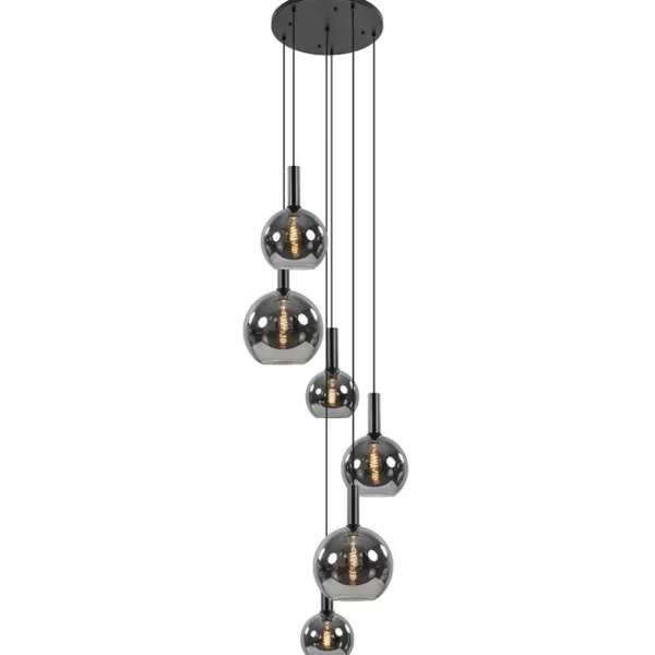 Hot Straluma Videlamp 6L zwart + titanium glas mix