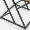 New Straluma Vierkante bijzettafel zwart met mango hout