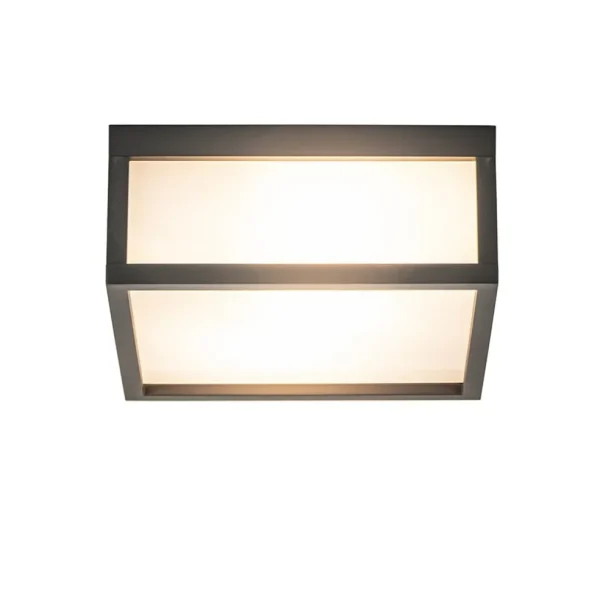 vierkante_buitenlamp_dark_2.webp Online Straluma Vierkante buitenlamp dark grey plafond/wand
