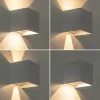 vierkante_buitenlamp_wand_3.webp Cheap Straluma Vierkante buitenlamp wand wit IP54