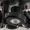Outlet Straluma Vierkante LED plafondlamp 4-lichts zwart