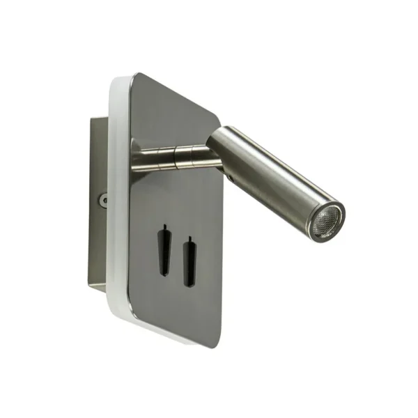 Outlet Straluma Vierkante LED wandlamp met verstelbare spot