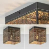Cheap Straluma Vierkante plafondlamp zwart met gouden binnenzijde