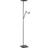 Cheap Straluma Vierkante uplighter zwart met verstelbare leesarm