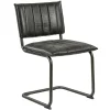 vintage_eetkamerstoel_dar_0.webp Clearance Straluma Vintage eetkamerstoel dark grey met gunmetal frame