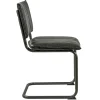 vintage_eetkamerstoel_dar_2.webp Clearance Straluma Vintage eetkamerstoel dark grey met gunmetal frame