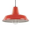 vintage_hanglamp_rood_met_0.webp Cheap Straluma Vintage hanglamp rood met wit en zwart snoer