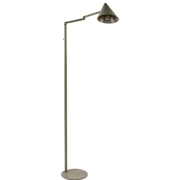 Clearance Straluma Vintage vloerlamp verstelbaar zandkleurig