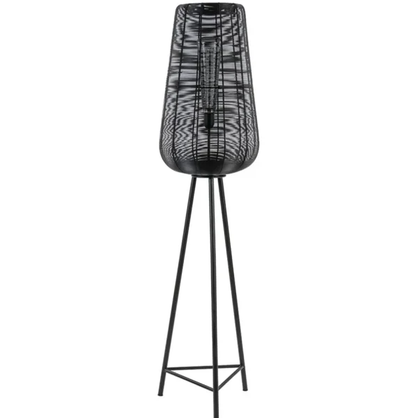 Fashion Straluma Vloerlamp Adeta driepoot draad zwart