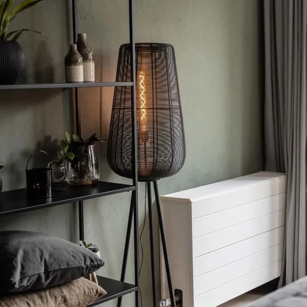 Fashion Straluma Vloerlamp Adeta driepoot draad zwart