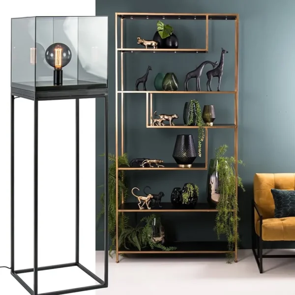 vloerlamp_askjer_kubus_zw_4.webp Fashion Straluma Vloerlamp Askjer kubus zwart/smoke glas