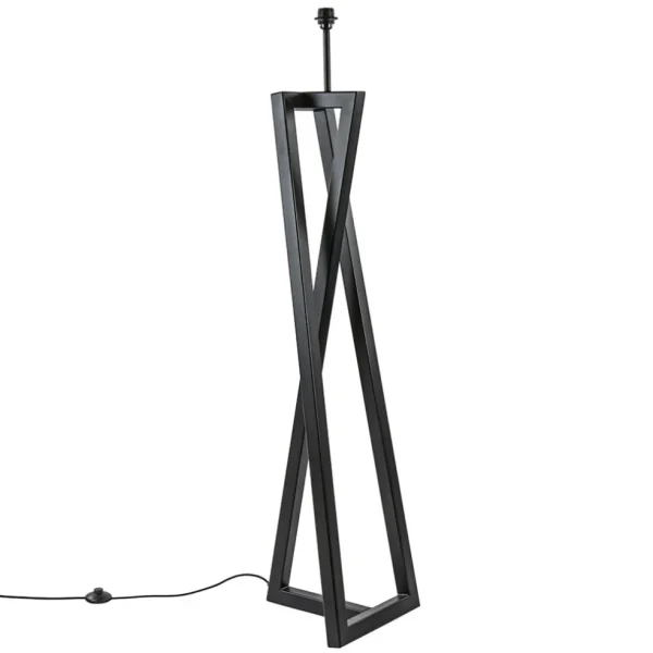 vloerlamp_calitri_zwart_e_1.webp Online Straluma Vloerlamp Calitri zwart EXCL. KAP