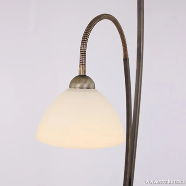 vloerlamp_capri_bronsglas_2.webp Online Straluma Vloerlamp Capri brons/Glas