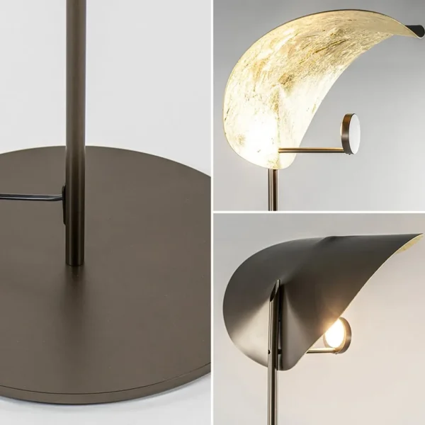 vloerlamp_chapeau_coffeeg_3.webp Online Straluma Vloerlamp Chapeau coffee/goldleaf