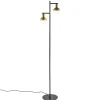 vloerlamp_drop__zwartmatg_1.webp Best Straluma Vloerlamp Drop 2 zwart/matgoud