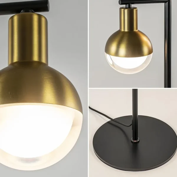 vloerlamp_drop__zwartmatg_3.webp Best Straluma Vloerlamp Drop 2 zwart/matgoud