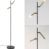 vloerlamp_flute_l_zwartma_1.webp Shop Straluma Vloerlamp Flute 2l zwart/matgoud pushdim