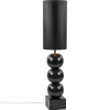 Sale Straluma Vloerlamp hotel chic zwart met kap zwart/goud