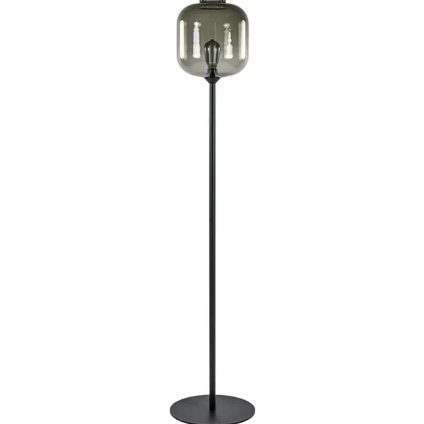 vloerlamp_lett_zwartsmoke_0.webp Hot Straluma Vloerlamp Lett zwart/smoke glas