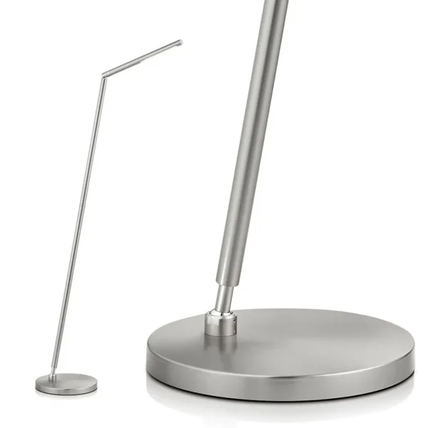 vloerlamp_mat_nikkel_led__2.webp Store Straluma Vloerlamp mat nikkel LED verstelbaar