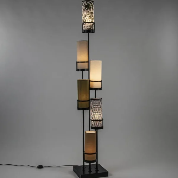 vloerlamp_sixt_l_multicol_1.webp Flash Sale Straluma Vloerlamp Sixt 6l multicolor deco bruin