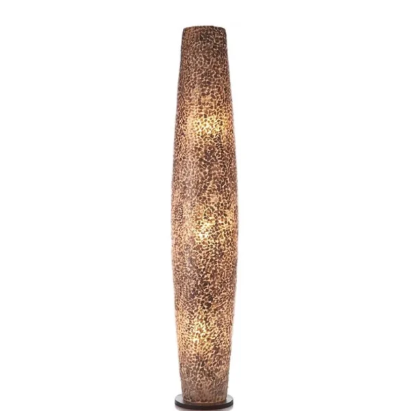 vloerlamp_wangi_gold_zuil_1.webp Hot Straluma Vloerlamp Wangi Gold zuil schelpen 150cm