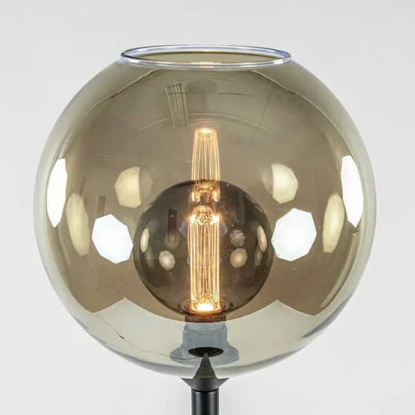 vloerlamp_zwart__smoke_gl_2.webp Clearance Straluma Vloerlamp zwart + smoke glas