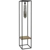 vloerlamp_zwart_frame_met_0.webp Cheap Straluma Vloerlamp zwart frame met houten plank