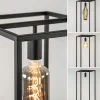 vloerlamp_zwart_frame_met_3.webp Cheap Straluma Vloerlamp zwart frame met houten plank