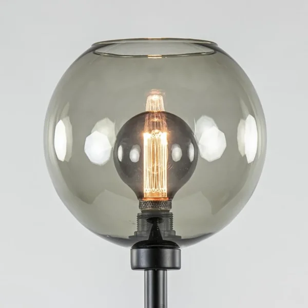 vloerlamp_zwart_met_smoke_2.webp Flash Sale Straluma Vloerlamp zwart met smoke glazen kap