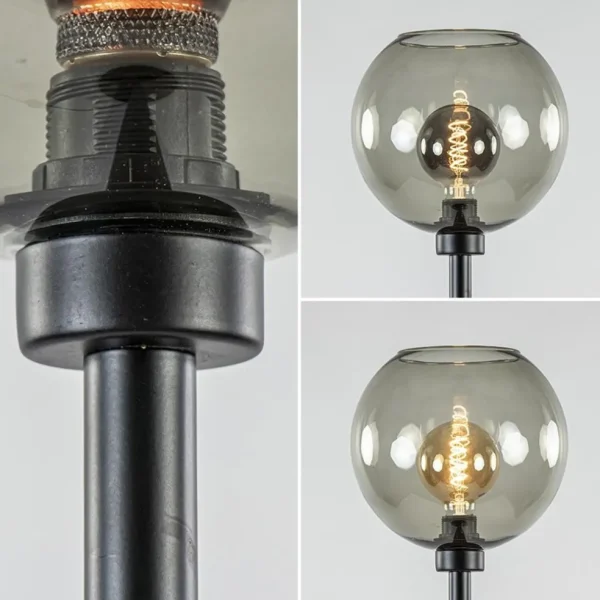 vloerlamp_zwart_met_smoke_3.webp Flash Sale Straluma Vloerlamp zwart met smoke glazen kap