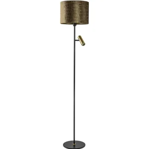 vloerlamp_zwartgoud_met_k_0.webp Cheap Straluma Vloerlamp zwart/goud met kap brons/goud