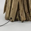 Discount Straluma Vloerlamp/lampvoet Margret hout naturel excl kap