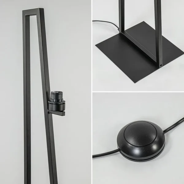 Best Sale Straluma Vloerlamp/lampvoet mat zwart excl. kap