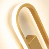 Flash Sale Straluma Wandlamp Anello ovaal matgoud 2700k dim.