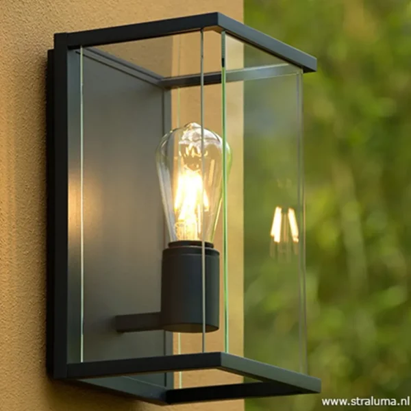 wandlamp_buiten_antraciet_4-1.webp Online Straluma Wandlamp buiten antraciet/glas IP54