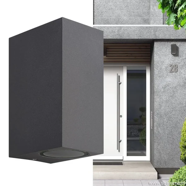 wandlamp_buiten_antraciet_4-3.webp Online Straluma Wandlamp buiten antraciet up+down IP54