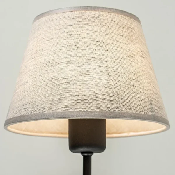 wandlamp_chicago_zwartzan_2.webp New Straluma Wandlamp Chicago zwart/zandkleur kap
