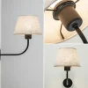 wandlamp_chicago_zwartzan_3.webp New Straluma Wandlamp Chicago zwart/zandkleur kap