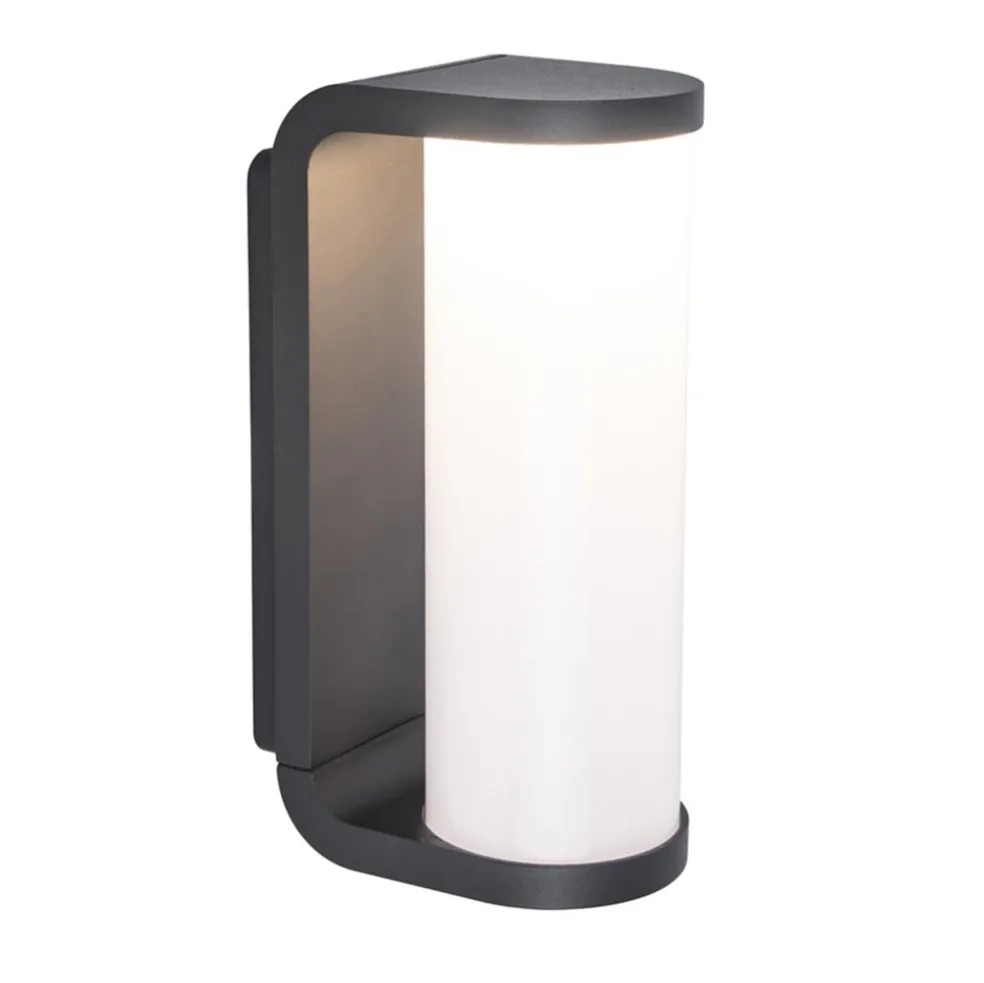 wandlamp_cilinder_buiten__0.webp Clearance Straluma Wandlamp cilinder buiten grijs IP44 inclusief LED