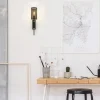 New Straluma Wandlamp cilinder zwart/goud S