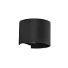 Best Sale Straluma Wandlamp Davos afgerond zwart IP54 2700k