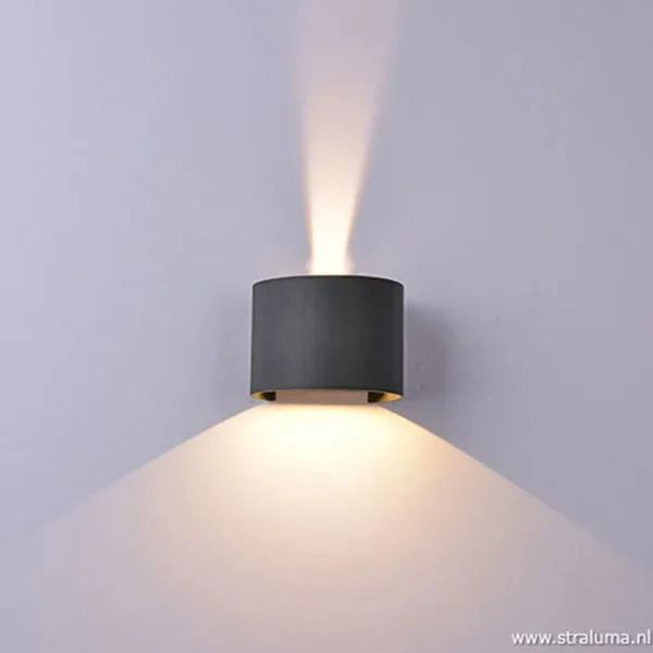 Flash Sale Straluma Wandlamp Davos verstelbaar antraciet IP54