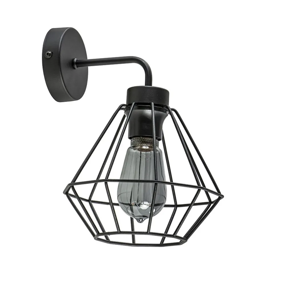 Flash Sale Straluma Wandlamp draadkorf zwart