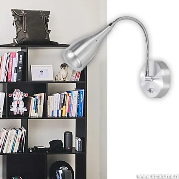 New Straluma Wandlamp Elite aluminium strak modern