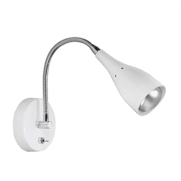Fashion Straluma Wandlamp Elite verstelbaar nikkel wit