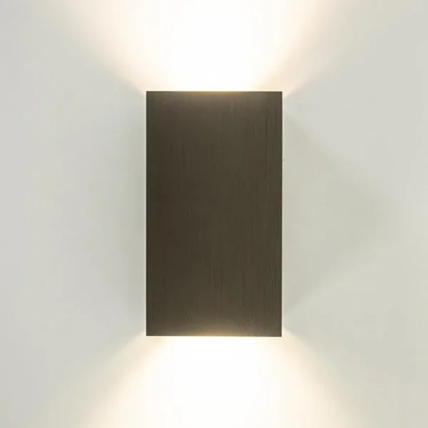 Store Straluma Wandlamp Eros rechthoek brons