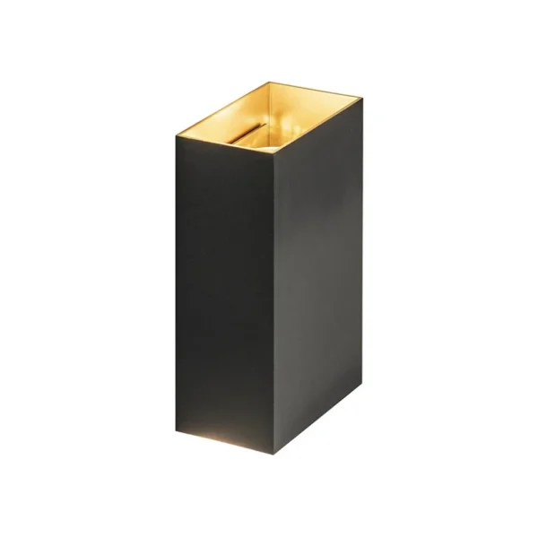 wandlamp_eros_rechthoek_z_1-1.webp Best Straluma Wandlamp Eros rechthoek zwart/matgoud 2xgu10