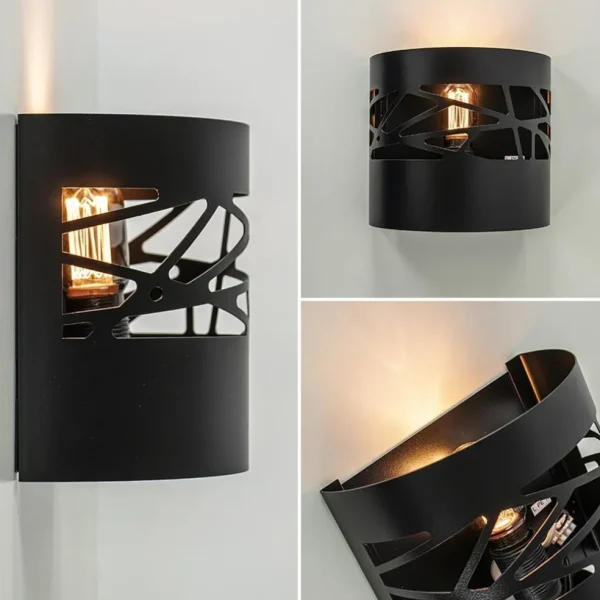 wandlamp_halve_cilinder_m_2.webp Flash Sale Straluma Wandlamp halve cilinder mat zwart