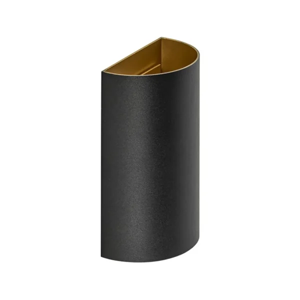 wandlamp_hera_afgerond_zw_0.webp Hot Straluma Wandlamp Hera afgerond zwart/matgoud 2xgu10